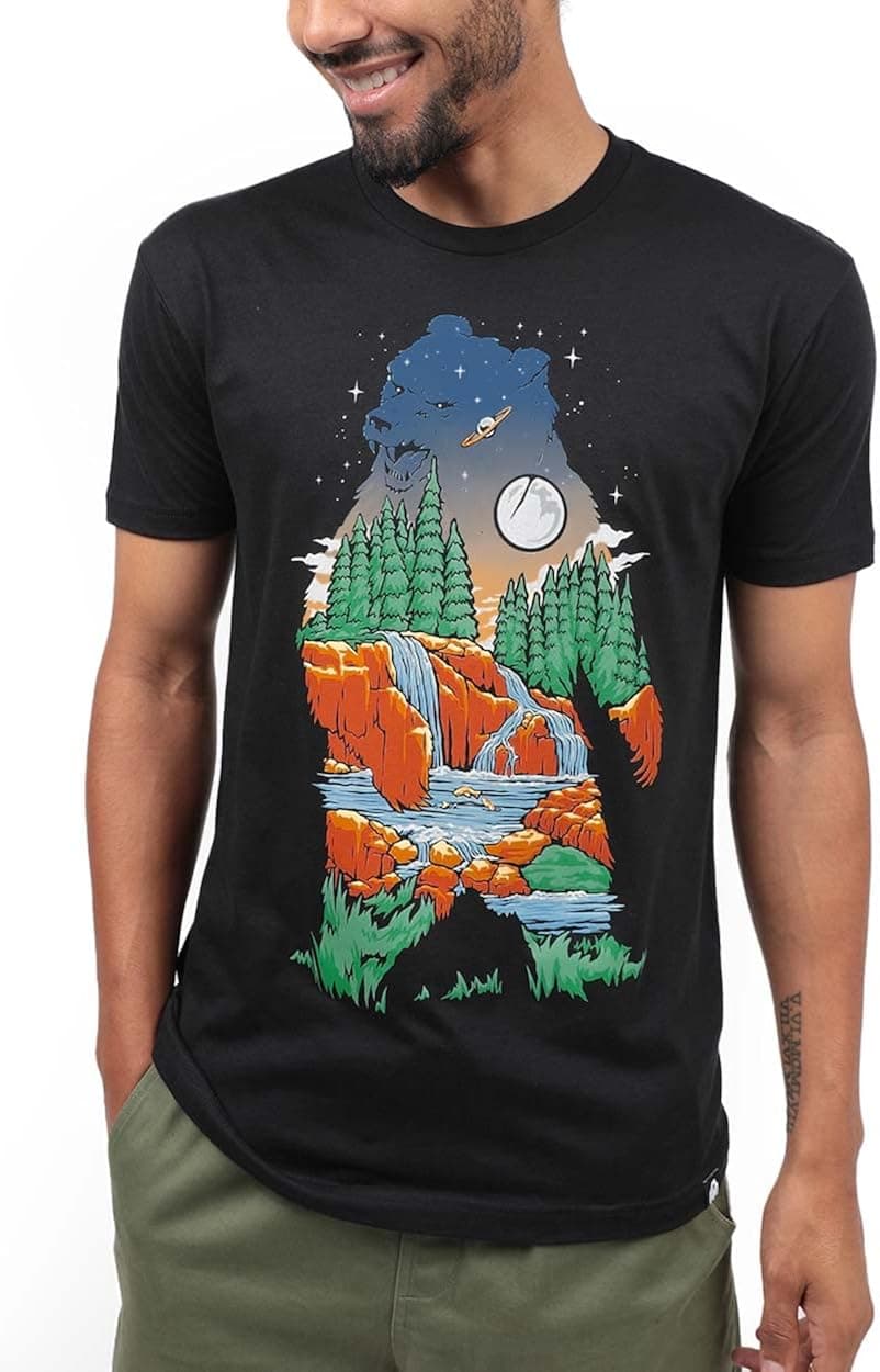 INTO THE AM Premium Men's Graphic Tees - Cool Design Shirts Fashion S - 4XL