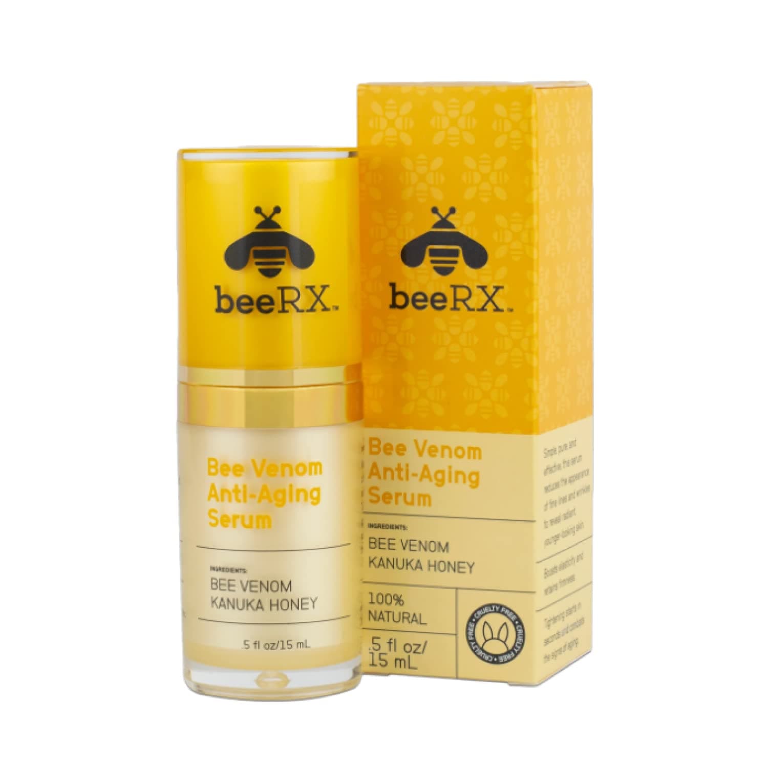 Bee Rx Anti-Aging Facial Serum - Kanuka Honey Skin Care Products For Face - Anti-Wrinkle Serum Moisturizer Beauty Products