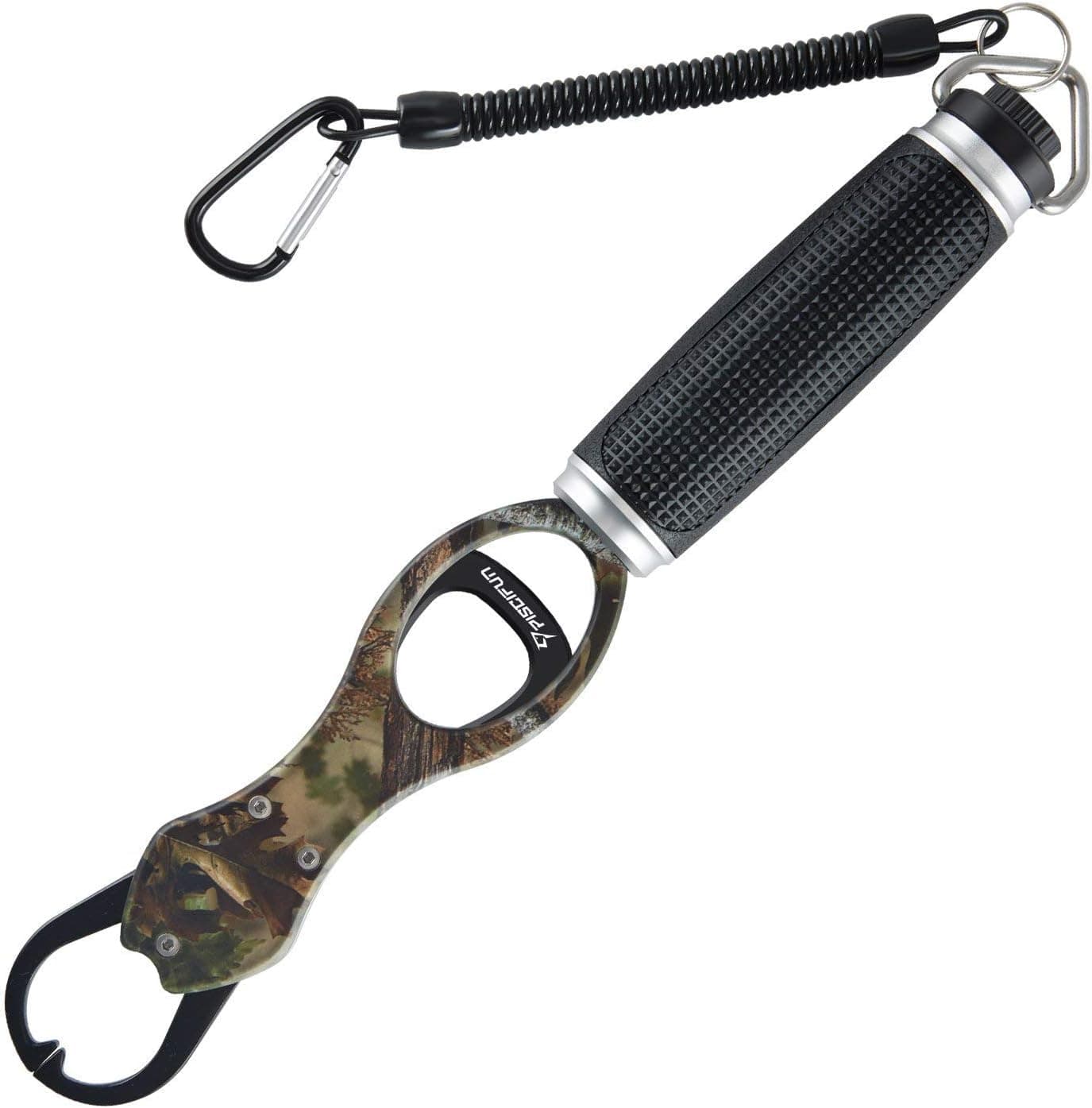 Piscifun Fish Lip Gripper with Scale 28lb Camouflage Fish Grabber