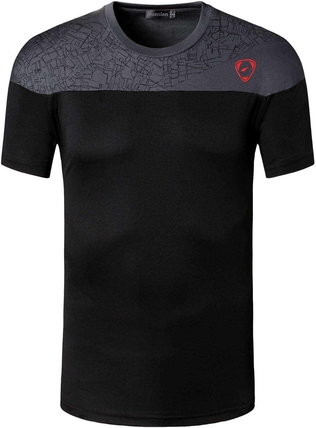jeansian Men's Sport Quick Dry Fit Short Sleeves Men T-Shirts Tee Shirt Tshirt Tops Golf Tennis Running LSL111