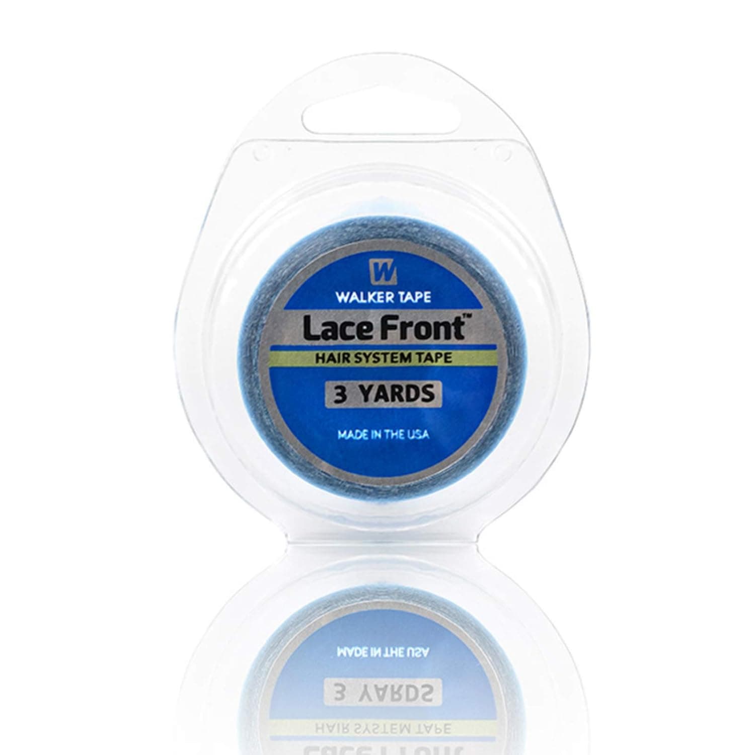 Walker Tape 3 Yards Lace Front Support Tape (1/2 inch) for Toupee and Wig WKR-LF-S1 Blue