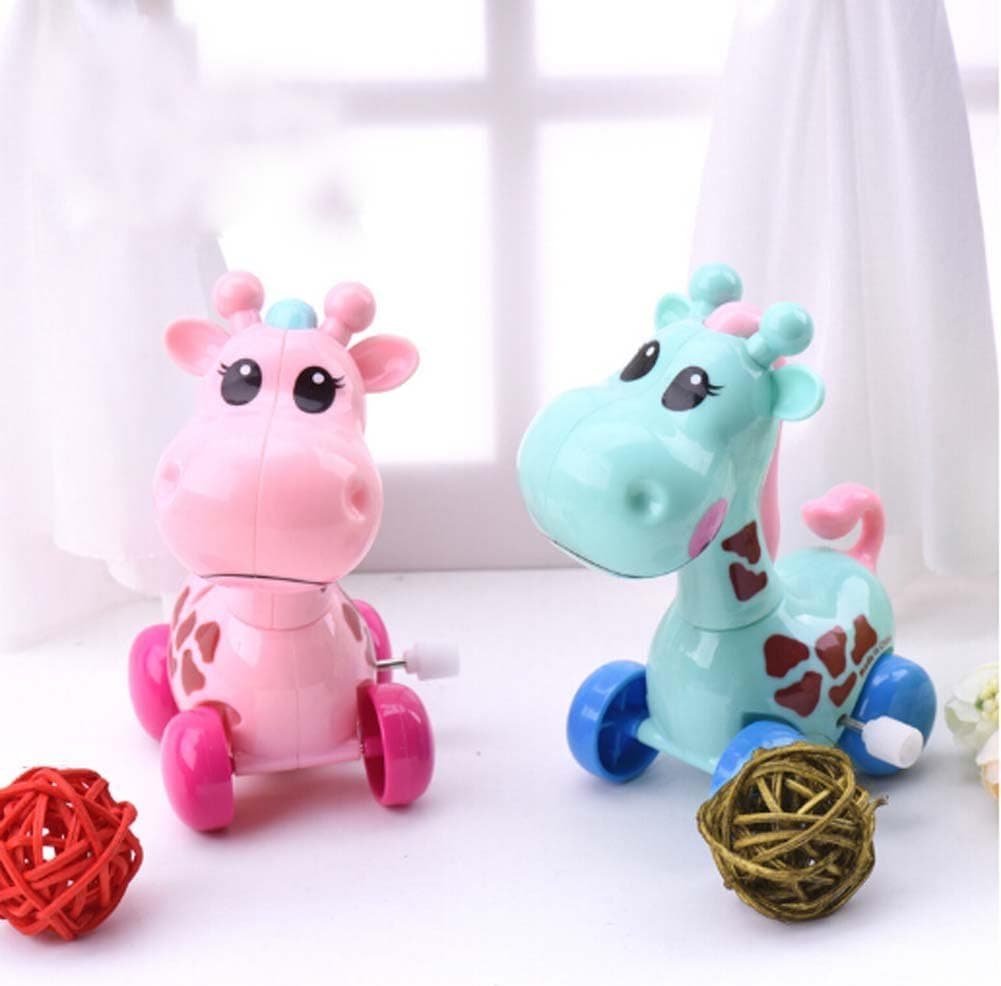 IQAngel 2pcs Funny Giraffe Wind-up Toys Moving Clockwork Animals Toys for Toddler Fashion Kids Party