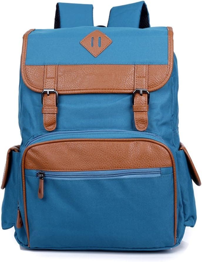 Luckysmile Unisex Oxford Backpack Vintage College Backpack School Bookbag