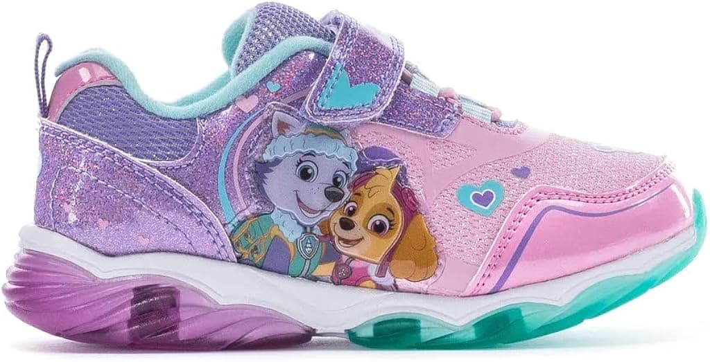 Nickelodeon Toddler Girl's PAW Patrol Pink/Blue Light-Up Shoes