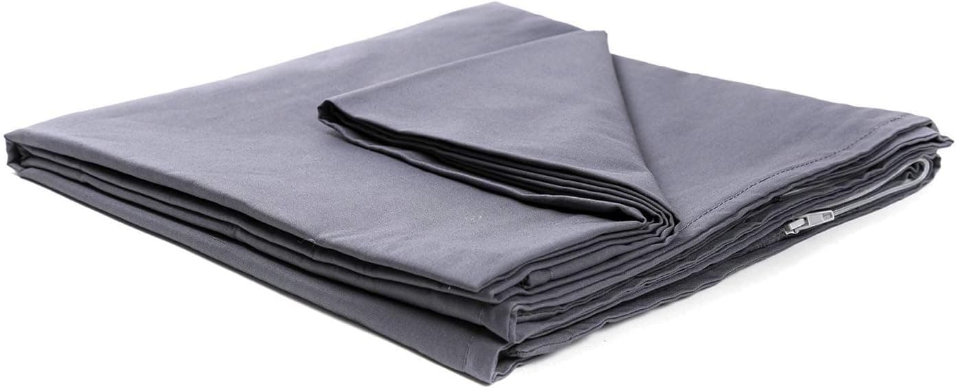 Comfy Dream Weighted Blanket Cotton Cover (Grey, 60"x80")