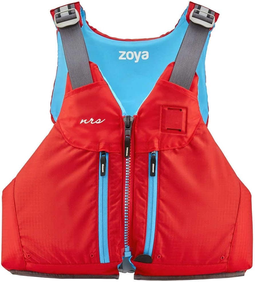 NRS Women's Zoya Kayak Lifejacket (PFD)-Red-L/XL