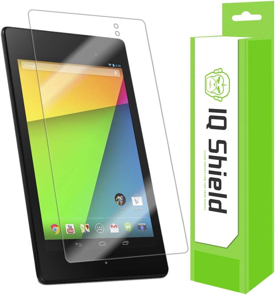 IQShield Screen Protector Compatible with Google Nexus 7 (2nd Gen, 2013)(Wi-Fi) LiquidSkin Anti-Bubble Clear Film