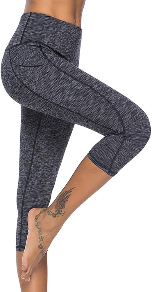 JESSIVO Womens Workout Leggings High Waist Tummy Control Yoga Pants with Pockets