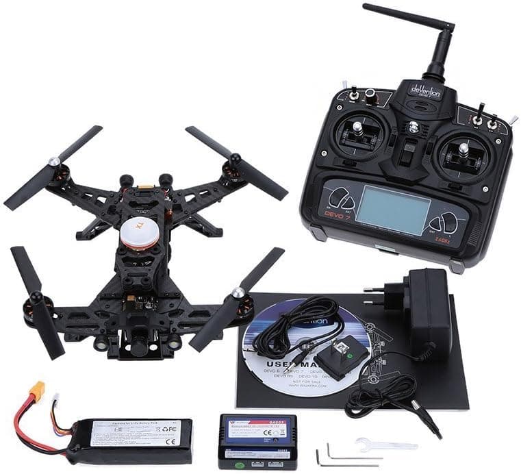 Original Walkera Runner 250 Basic 3 Version RTF RC Quadcopter with OSD/DEVO 7 Transmitter/800TVL HD Camera
