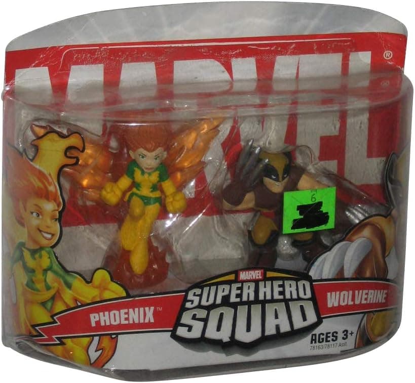 Hasbro Marvel Super Hero Squad Wolverine & Phoenix