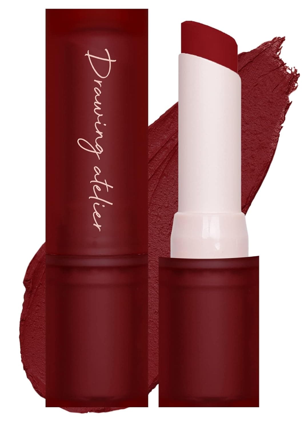 I'M MEME Velvet Lipstick - Drawing Atelier | Highly-Pigmented, Long-lasting, Velvet-matte Finish, 15 Alluring, 0.12 Oz
