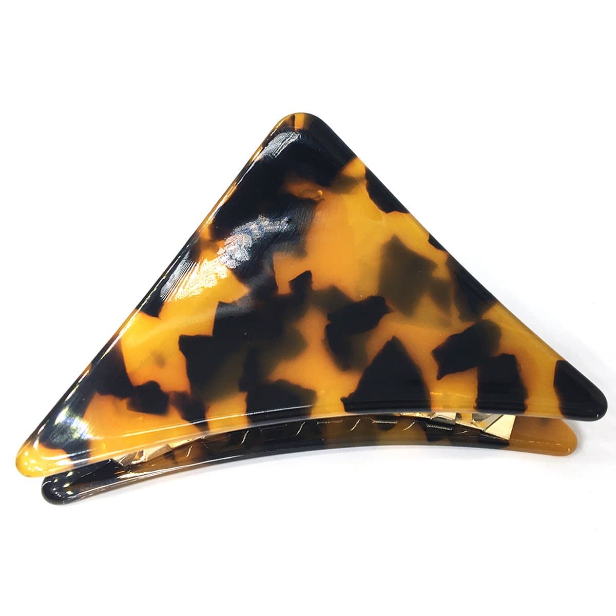 We We France Claw Medium Leopard Print Hair Claw Clip Vintage Hair Clip Jaw for Women Girls (Brown)