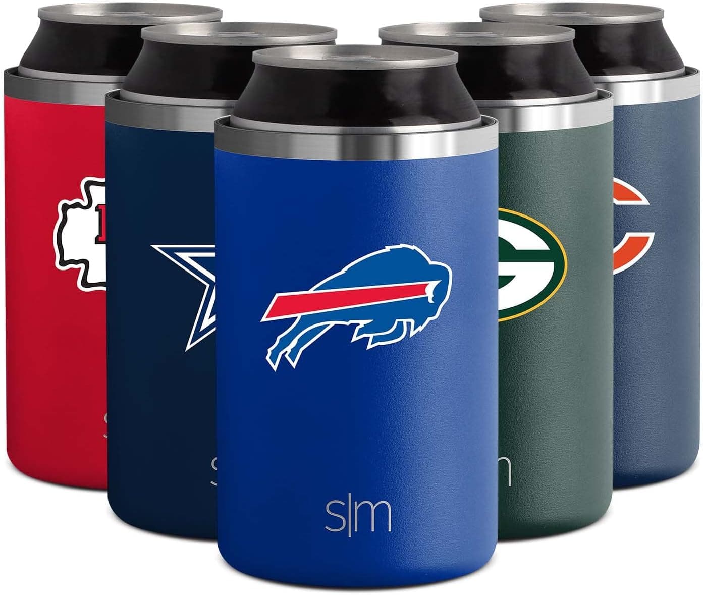 Simple Modern Officially Licensed NFL Can Coolers for Standard and Slim Cans, Beer, Soda, Seltzer and More | Ranger Collection | 12oz