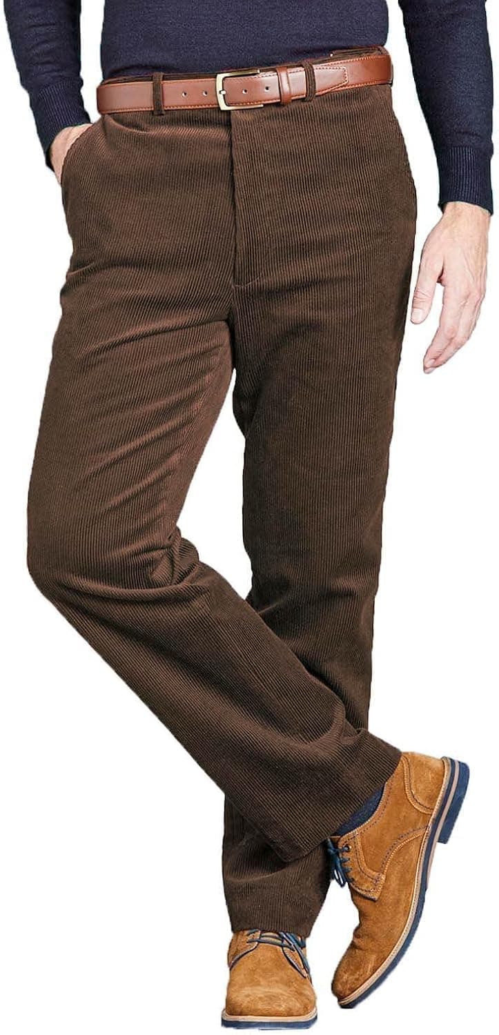 Chums | Mens | HIGH-Rise Trousers Luxury Cotton Corduroy |