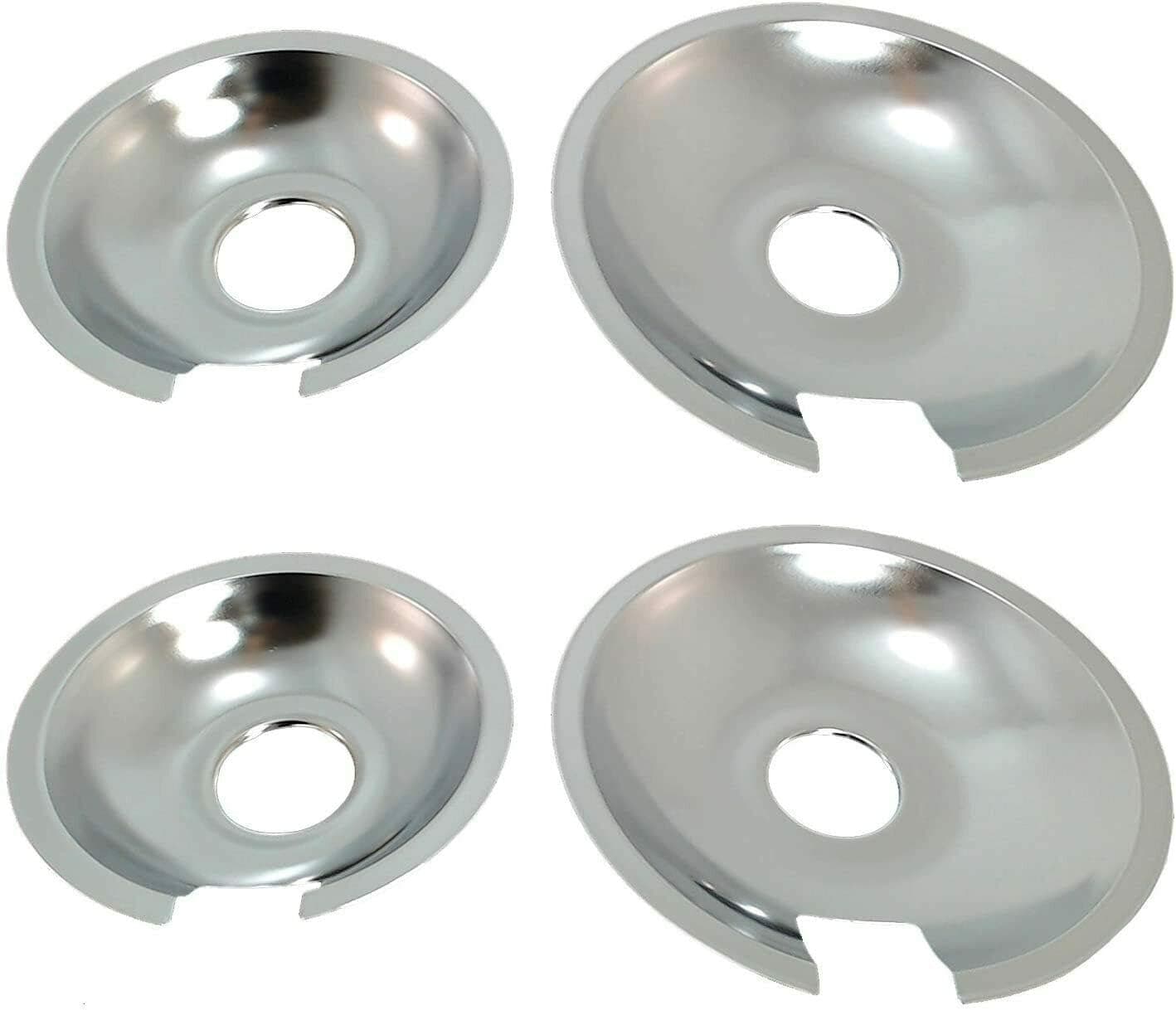 Aoheke (3-Set) Drip Pans for Jenn-Air Coil Element Cartridge - Set of 4 (2 each) - fits + all models in description