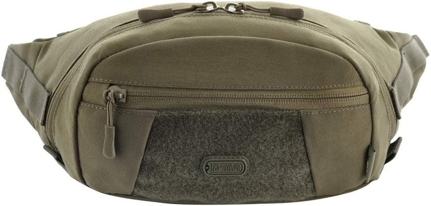 M-Tac Large Companion Waist Pack - Tactical Belt Bag EDC - Fanny Pack for Men (Ranger Green)