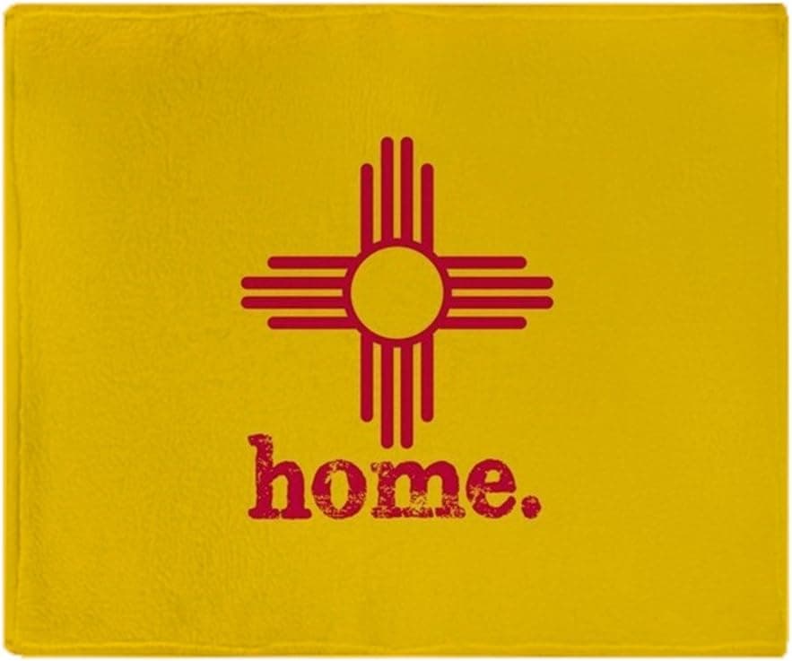CafePress New Mexico Zia Symbol Yellow Throw Blanket Super Soft Fleece Plush Throw Blanket, 60"x50"