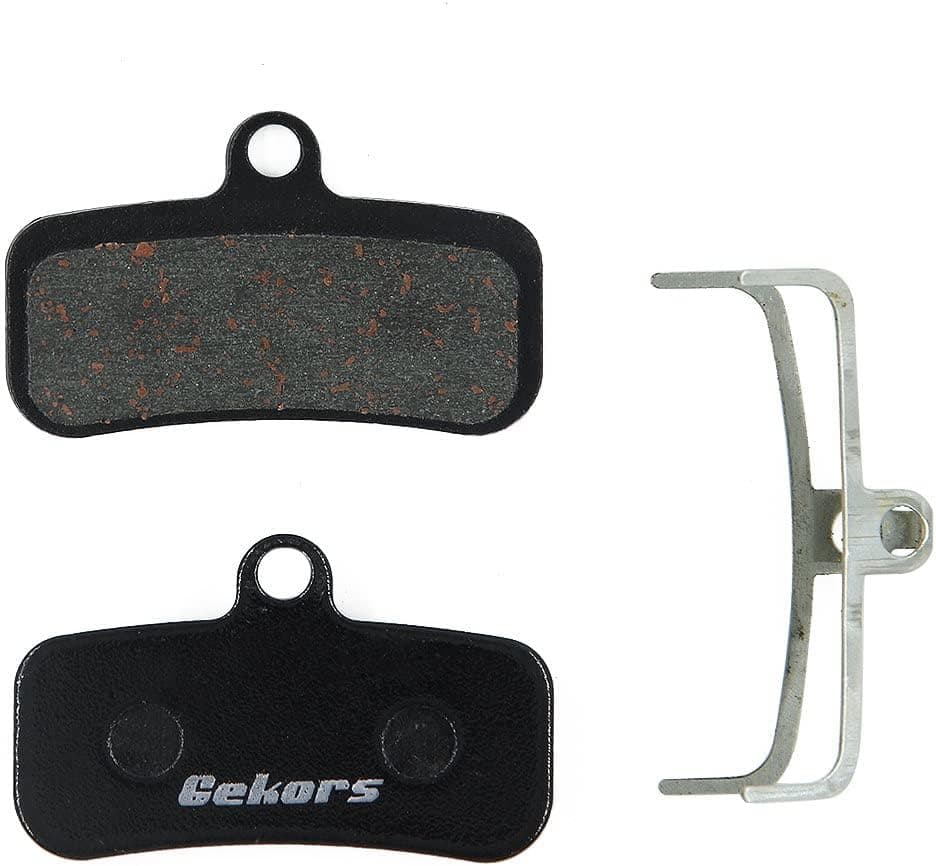 Gekors Semi-Metallic Bicycle Disc Brake Pads for Shimano Saint M810 M820 /Zee M640, Black,1 pair