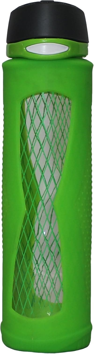 Gourmet Home Products 20 oz. Glass Hyper Bottle with Silicone Sleeve
