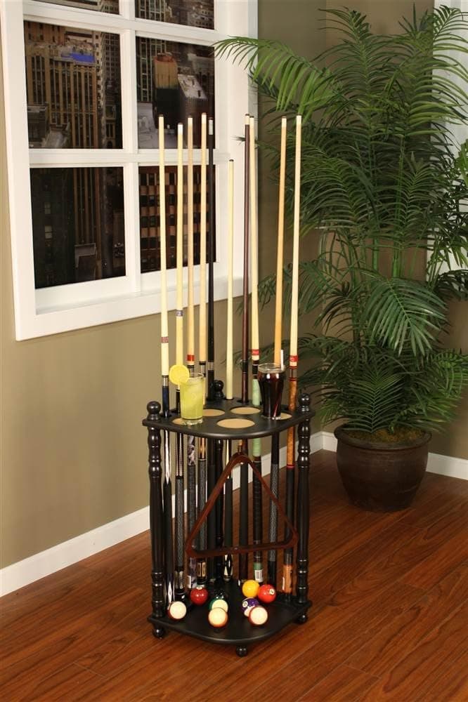 American Heritage Cargo Pool Cue Rack-Black 387218