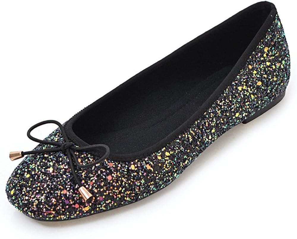 Women's Flats Shoes Ballet Yoga Dancing Simple Soft Suede Dress Shoes