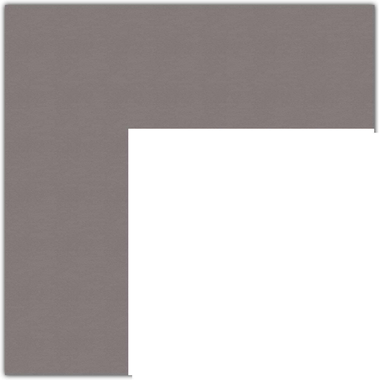 20x26 Cobblestone / Pewter Custom Mat for Picture Frame with 16x22 opening size (Mat Only, Frame NOT Included)