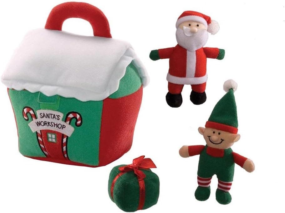 GUND Santa's Workshop Playset