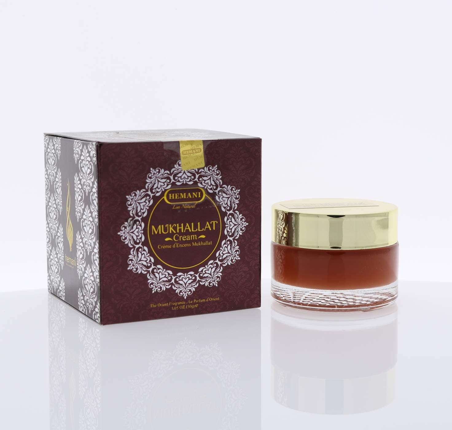 Hemani Arabian Solid Perfume - Mukhallat Solid Perfume, Long-Lasting Cream Based Perfume for Men & Women, Arabian Mukhallat Essence
