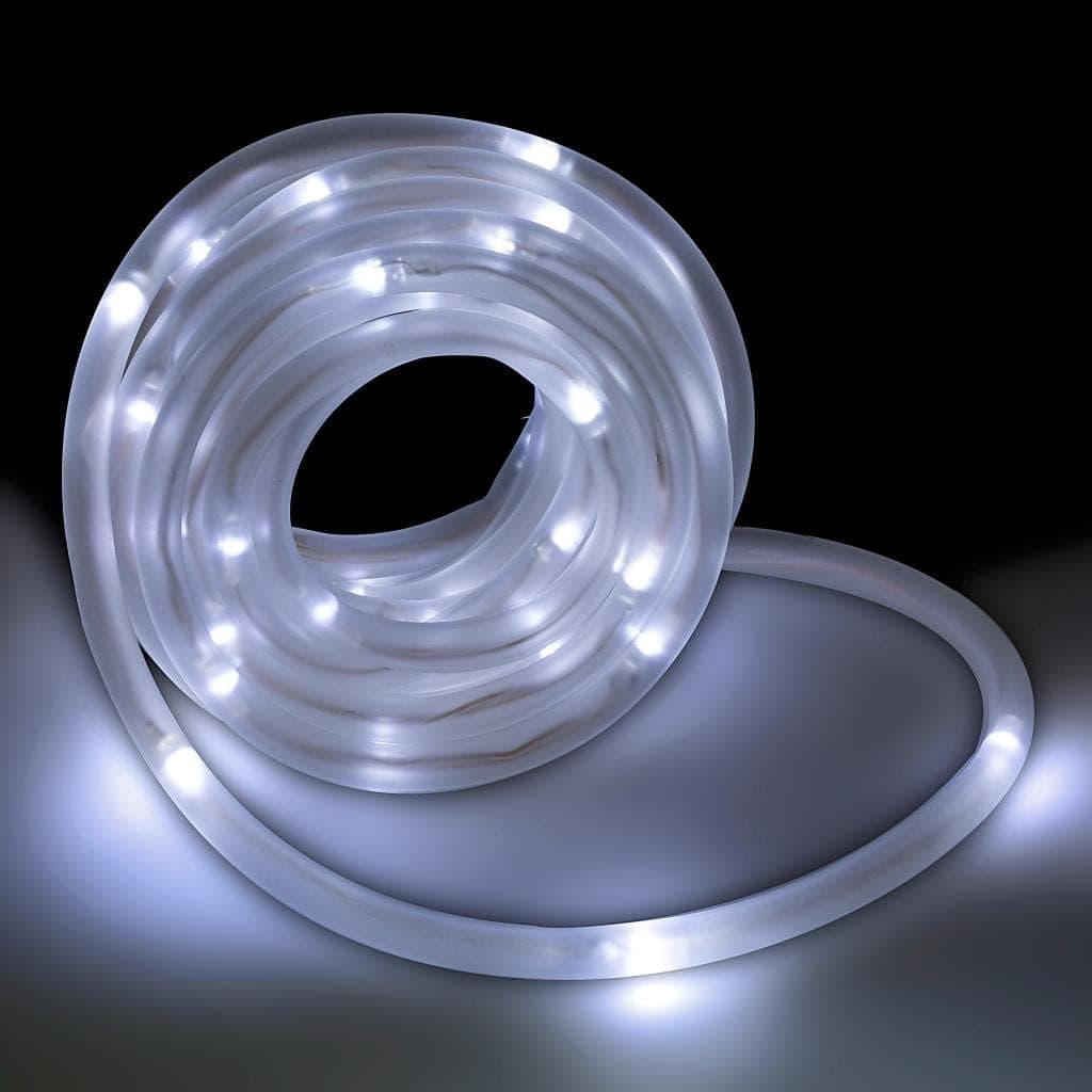 LED Concepts® 16 1/2-feet 50 LED Solar Rope Tube Light for Christmas Holiday Wedding Party