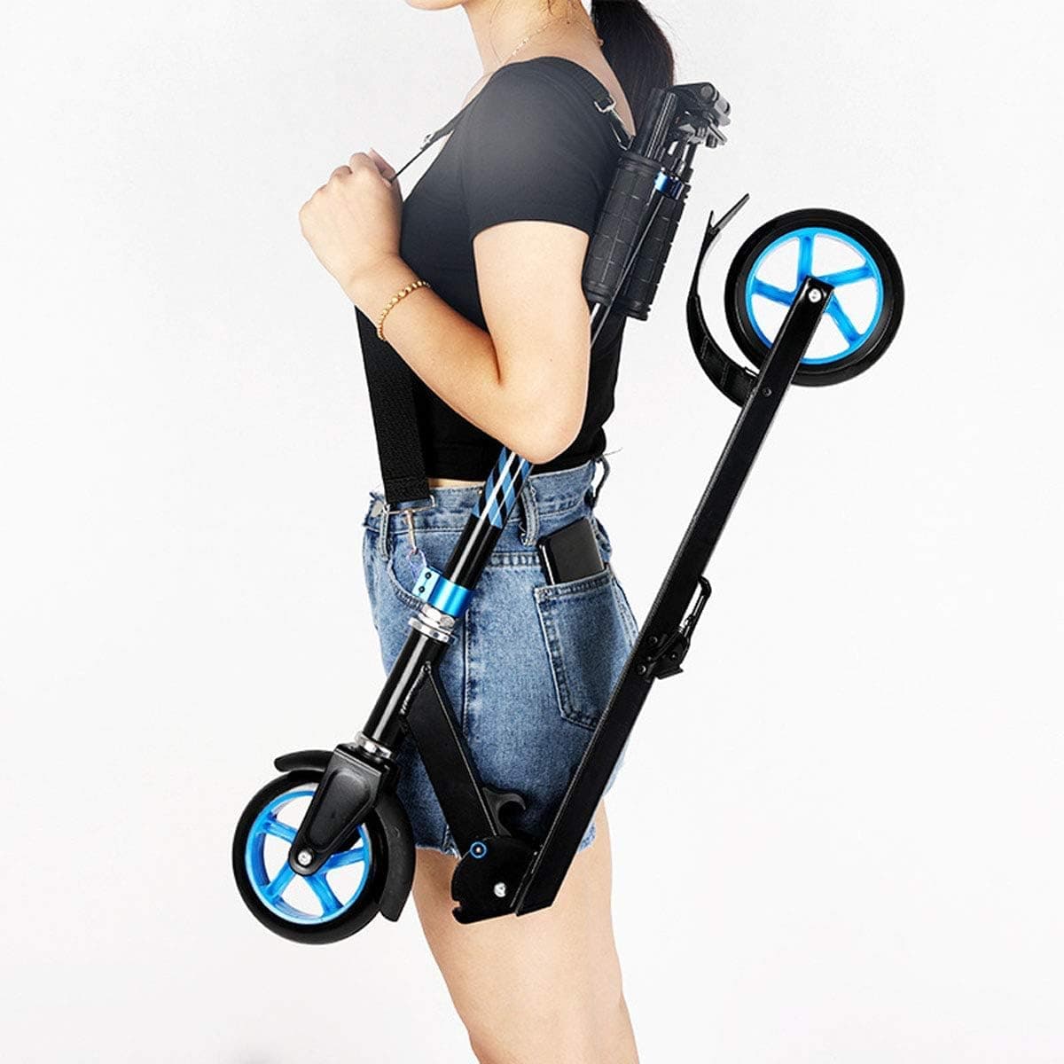 The First Elegant Kick Scooters- 4 Stage Height Adjustable,No Assembly Required