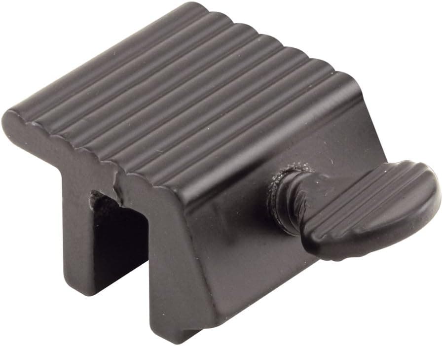 Prime-Line S 4001 Window Sash Lock with Steel Screw, Black Finish (2-pack)