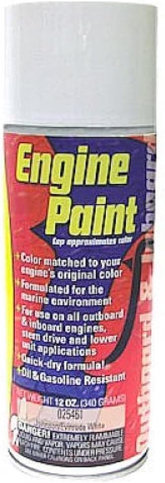 Moeller Engine Spray Paint, White