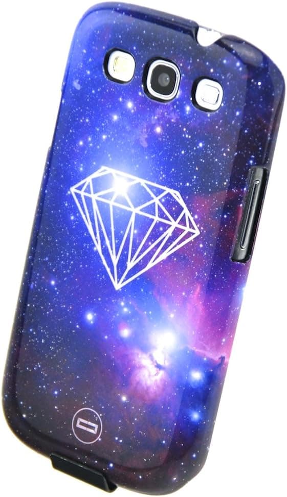 CIRCLE CASE (TM) #circlecase - Originals 9868561800382 Case for Samsung Galaxy S3 i9300 - Galaxy Series Diamond Glossy (Blue Red Purple White)