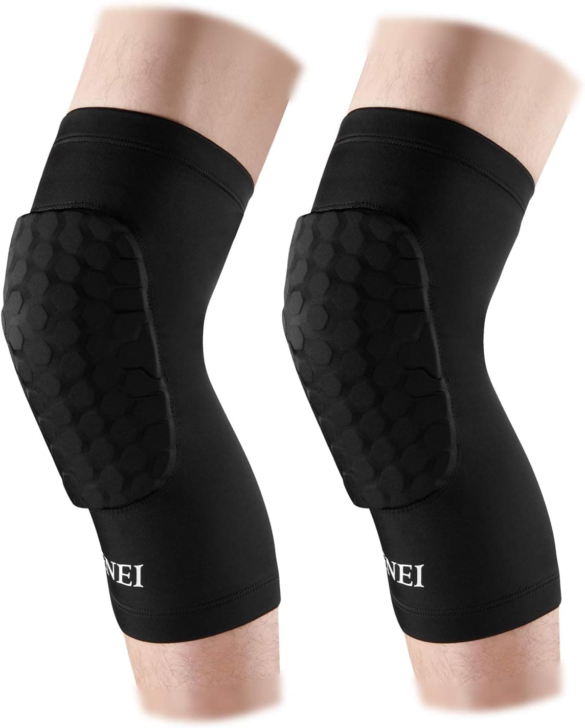 Tenei Knee Pads, Knee Sleeve for Volleyball, Basketball, Football,Handball Dance & All Contact Sports, Kids Youth & Adult Sizes Gift for Boys and Girls (1 Pair) (Medium)