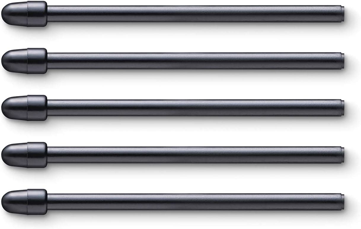 Wacom One Pen Nibs Tips ACK24501Z for Wacom One Creative Pen Display (5 Pack), Black
