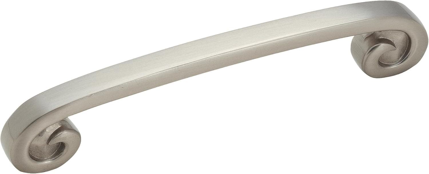 Amerock BP19260G10 Swirl'Z 5-1/16 in (128 mm) Center-to-Center Satin Nickel Cabinet Pull