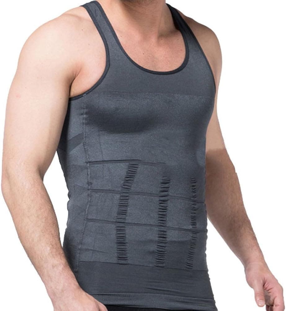eYourlife2012 Men's Slimming Trimmer Body Shaper Vest Lose Weight Underwears Vest Tank T-Shirt