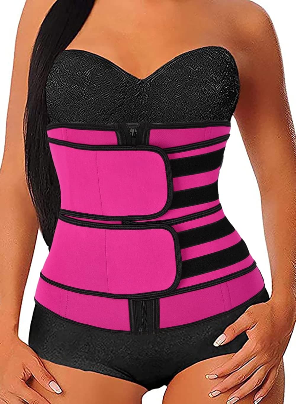 coastal rose Sweat Waist Trainer for Women Waist Cincher Tummy Control Waist Shaper Workout Slim Belly Band