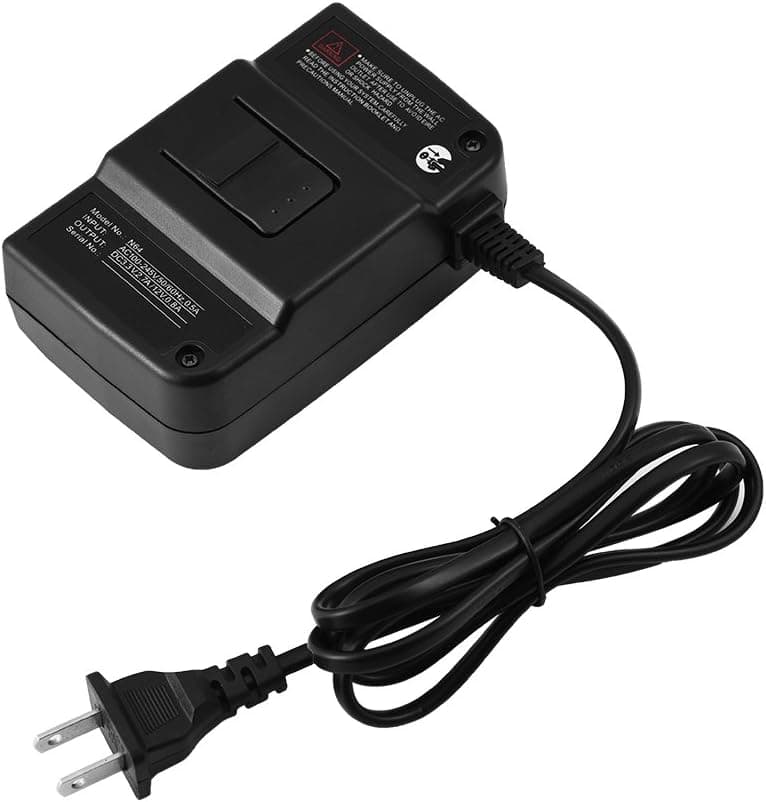 Bewinner Power Adapter, High Efficiency Power Adapter for Nintendo 64, Replacement Power Adapter for Nintendo 64(US)