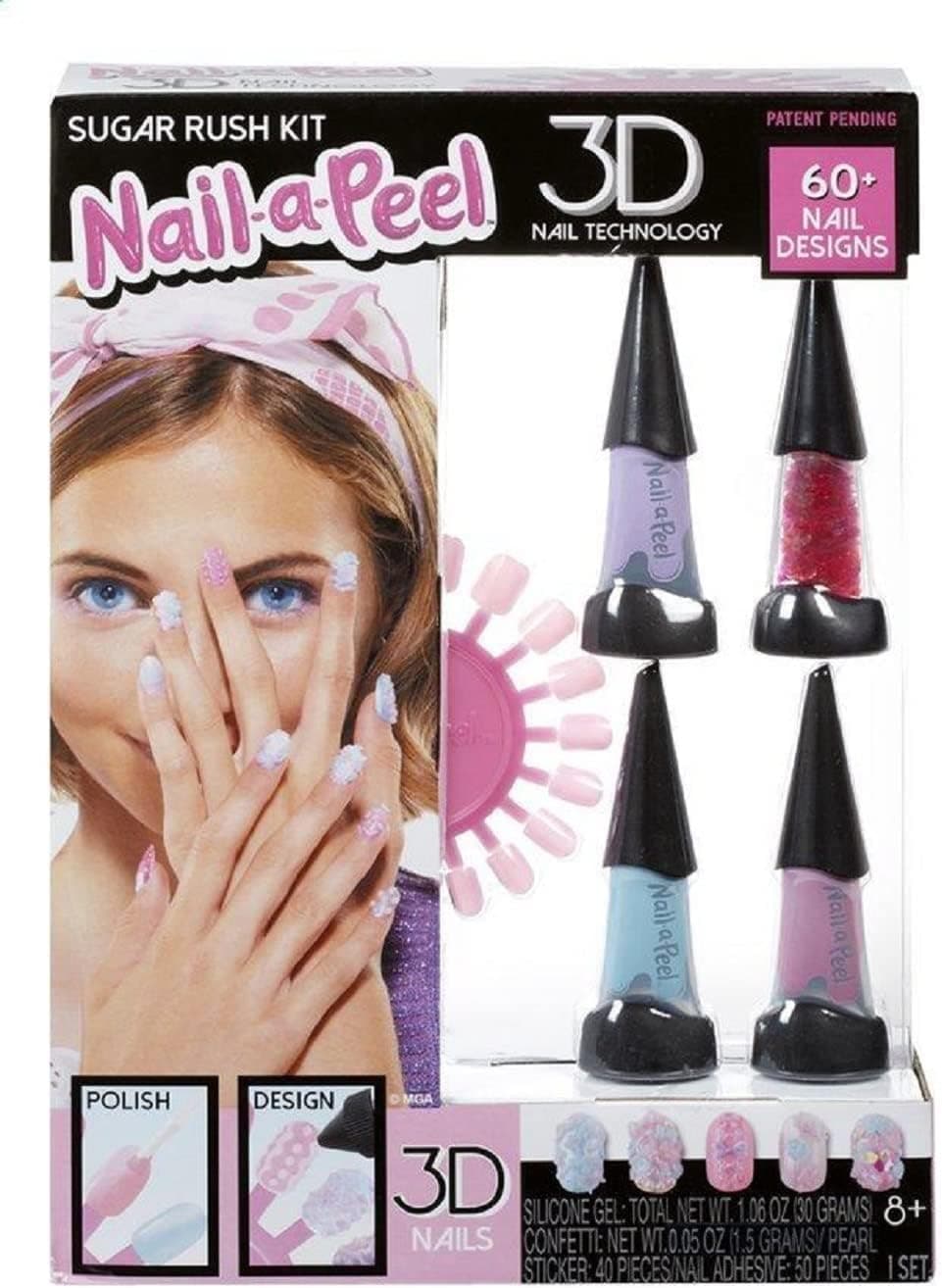 Nail-a-Peel Theme Kit- Sugar Rush Child's Toy