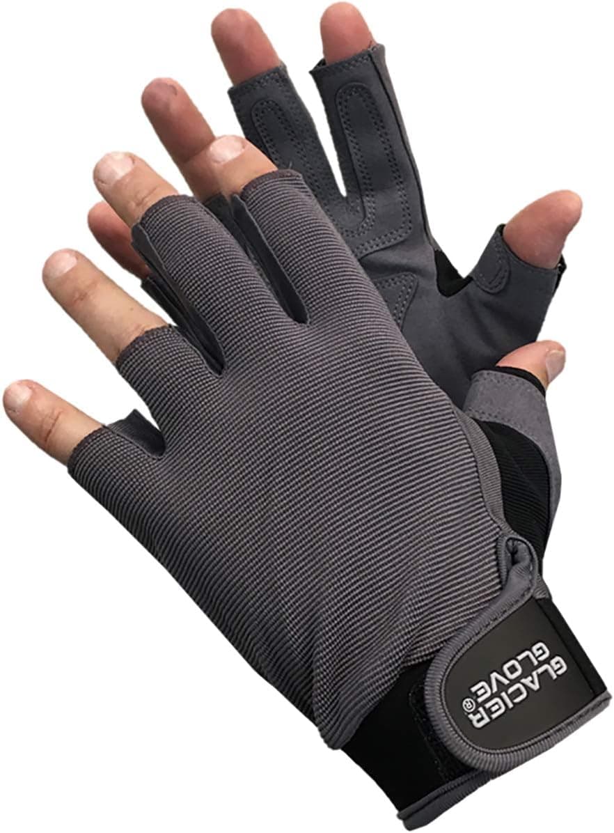 Glacier Glove Stripping and Fish Fighting Fingerless Gloves