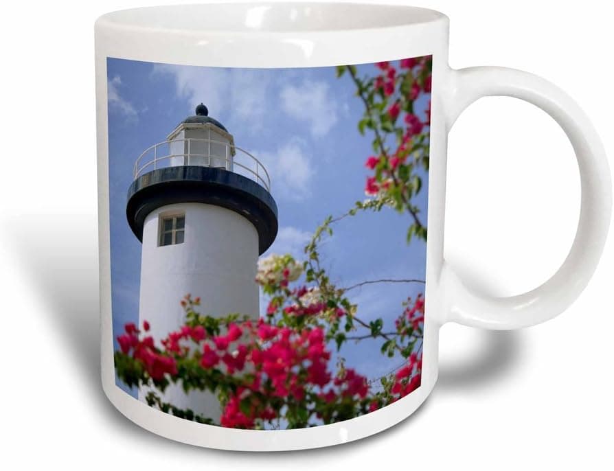 3dRose mug_72961_3 Puerto Rico, Viegues Island, Lighthouse of Rincon-Ca27 Bja0020 Janyes Gallery Magic Transforming Mug, 11-Ounce