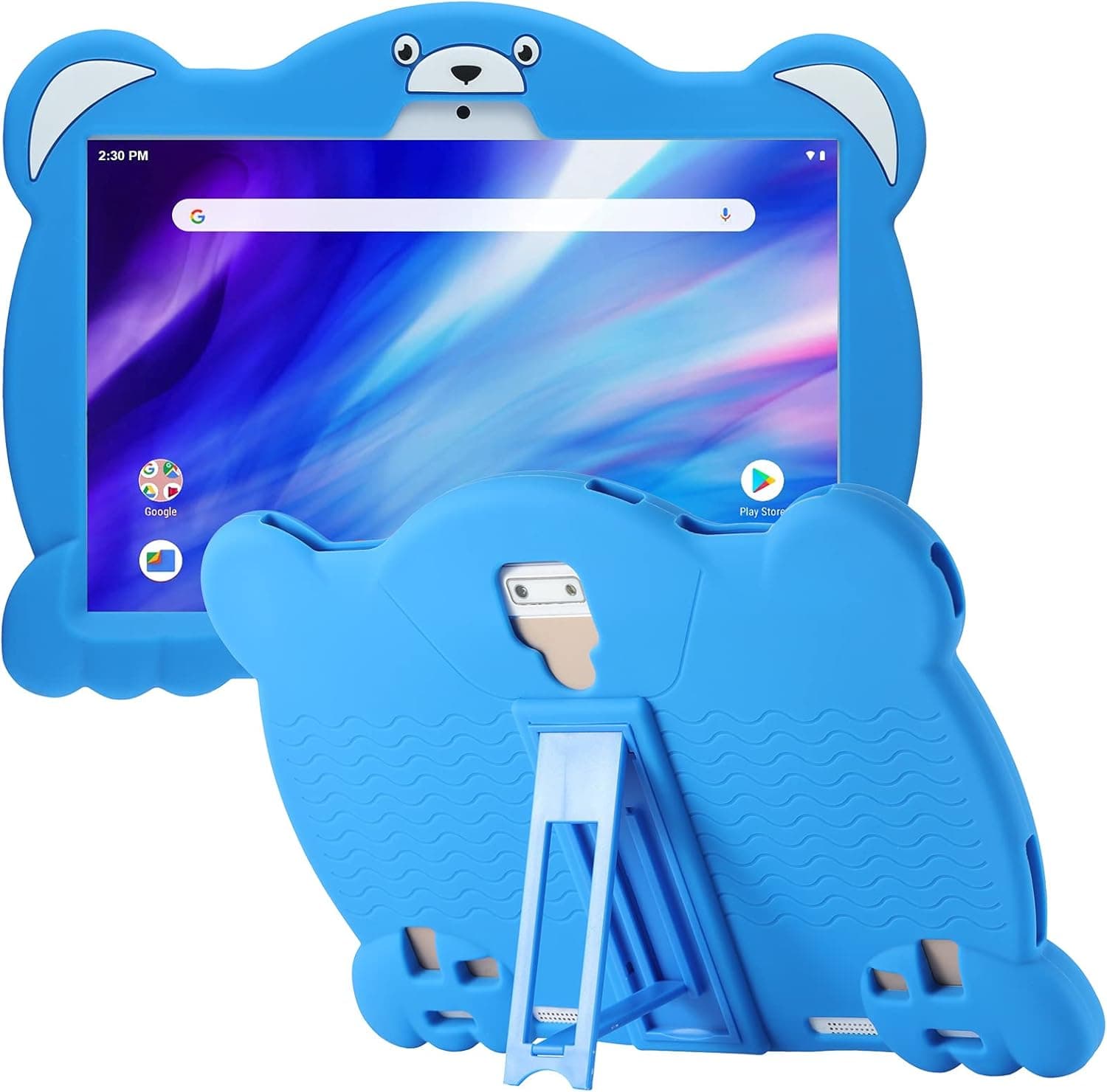 Transwon Kids Case for DigiLand 10.1 Tablet DL1036/ DigiLand DL1036 Tablet Case, Pritom 10 10.1 Inch Tablet Case(M10)/ Pritom M10 Tablet Case - Blue