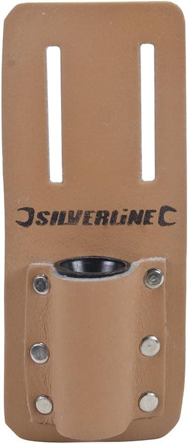 Silverline 783162 Scaffold Spanner Holder Leather 160 x 75 mm, Brown