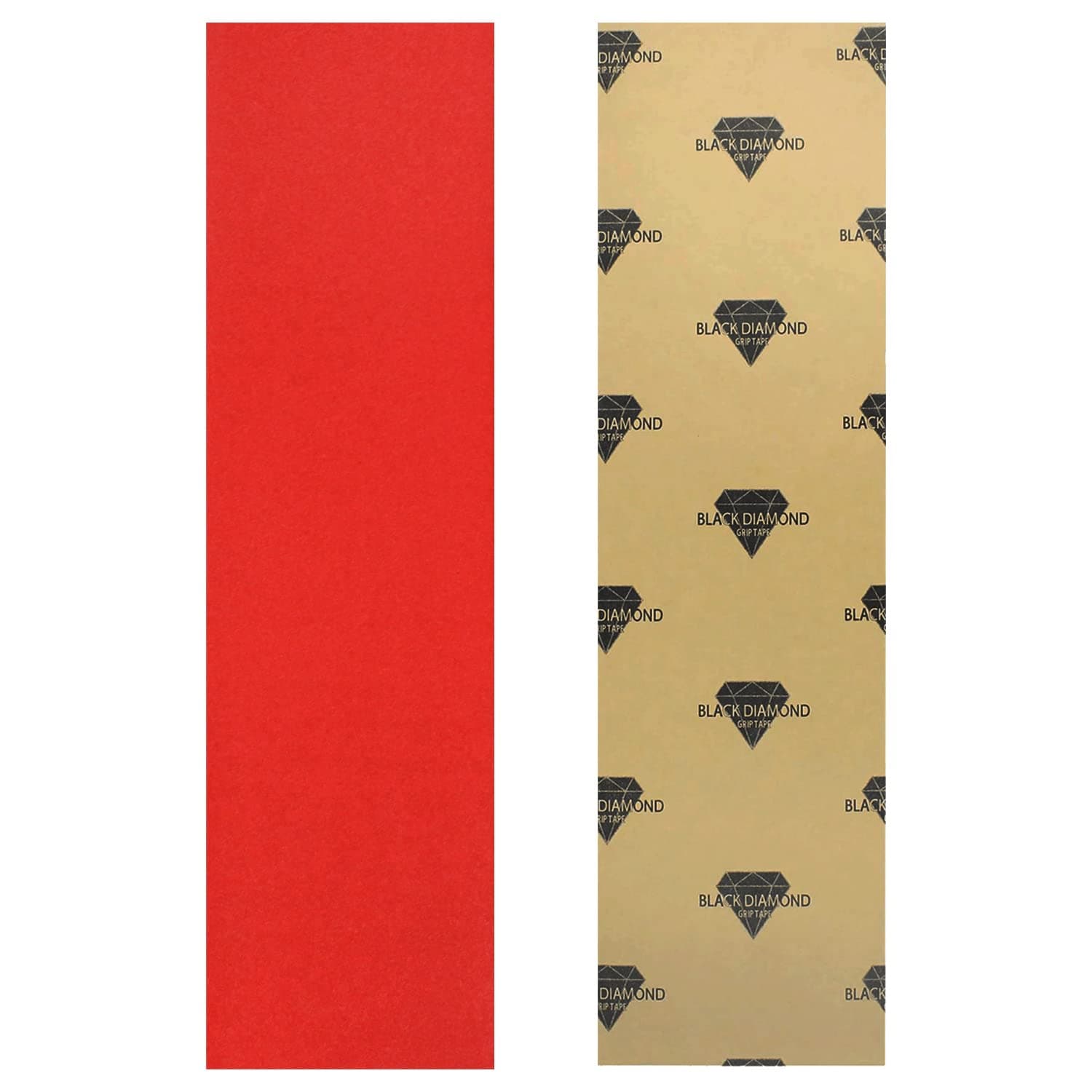 Black Diamond Sheet of Skateboard Grip Tape 9" x 33" (Red)