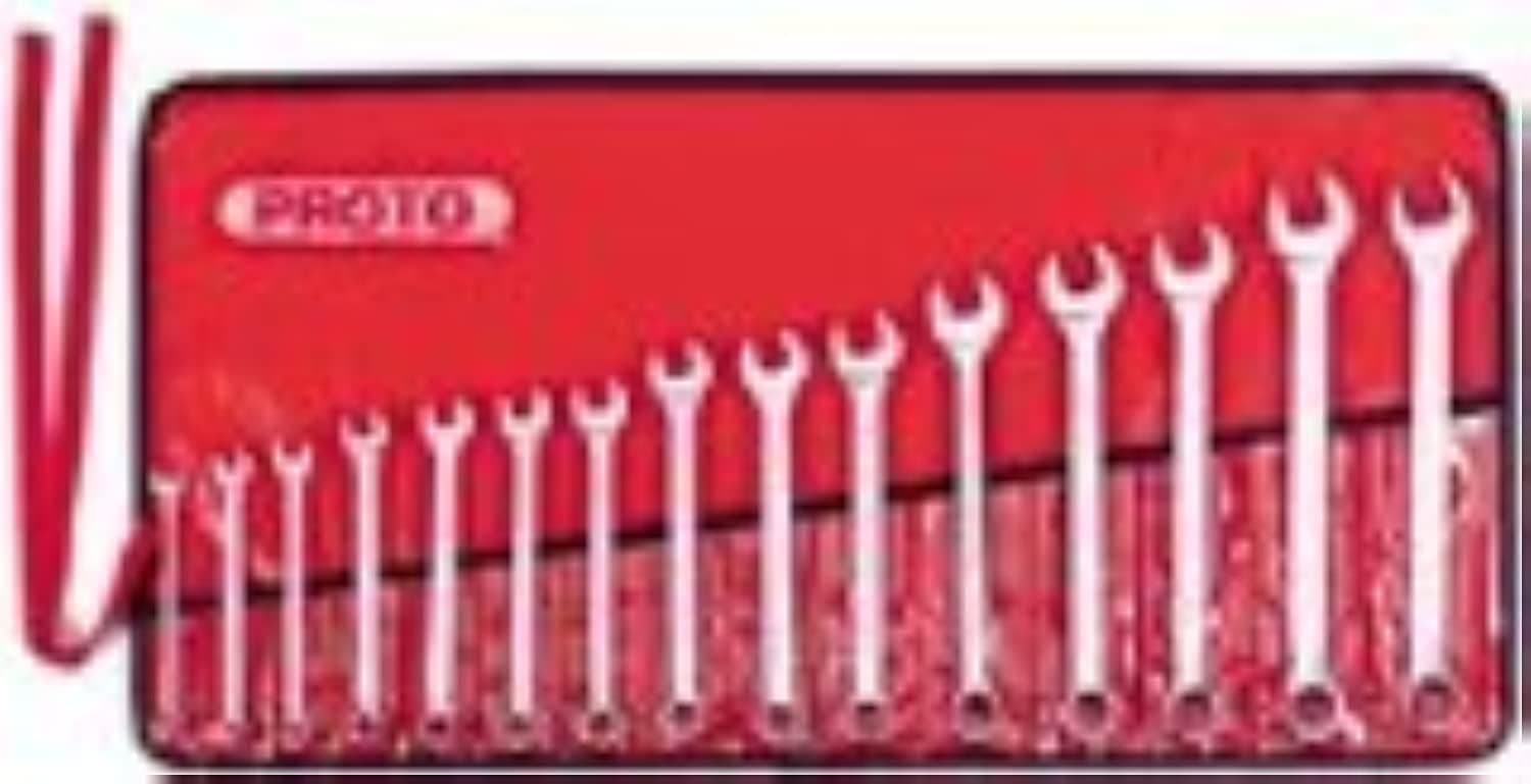 15 Piece Satin Metric Combination ASD Wrench Set 12 PT
