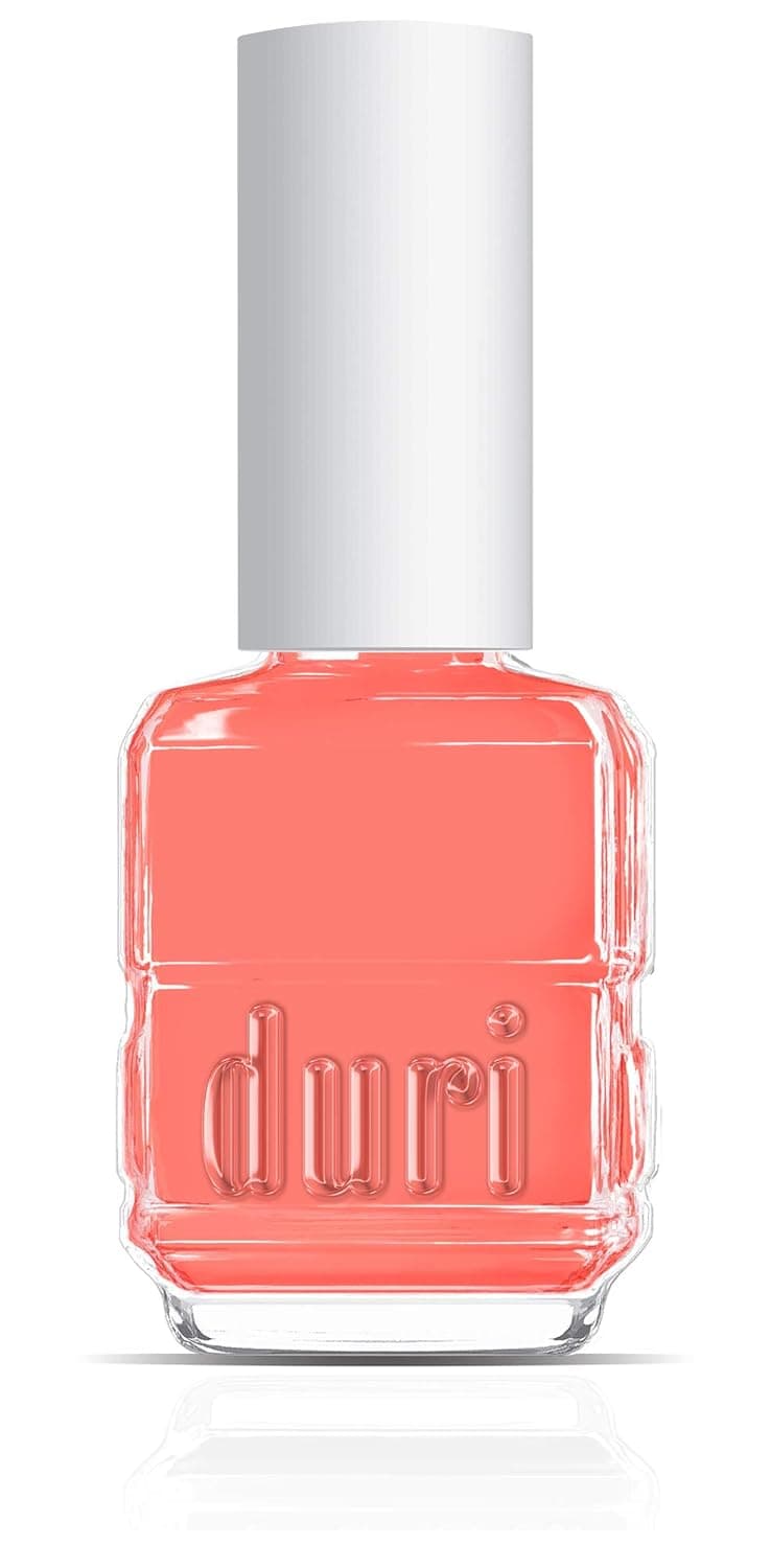 duri Nail Polish, 773 Dinner Date, Coral Pink, Full Coverage, Glossy Finish, Quick Drying, NEW Brush, 0.45 Fl Oz by Dur Cosmetics