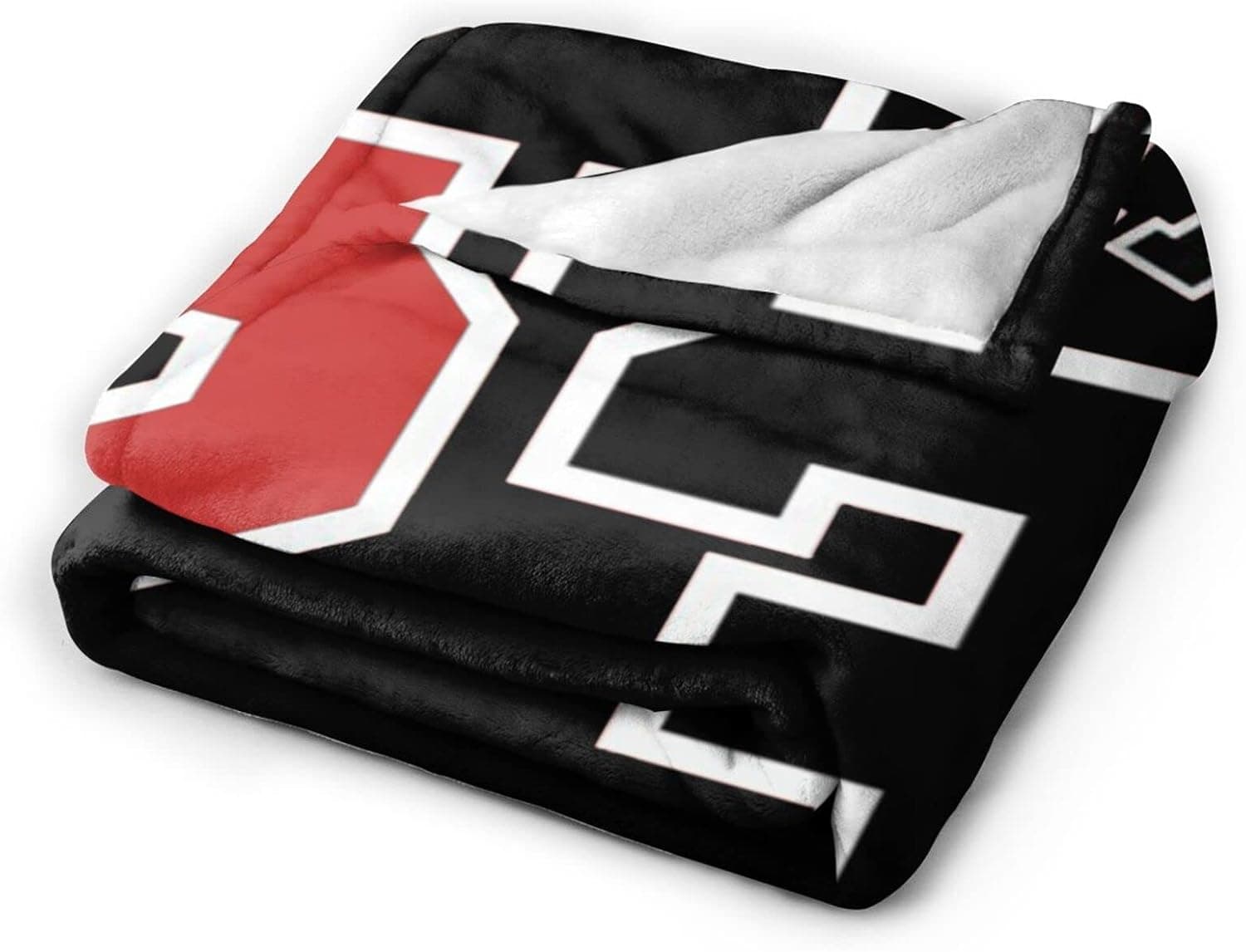 Zitriyo Jordan 23 Basketball Flannel Abstract Throw Blanket, Super Soft Fleece Decorative Blankets, Warm, Cozy, Plush, Fuzzy Microfiber Blanket for Couch Bed Sofa, Black, 80Inx60In