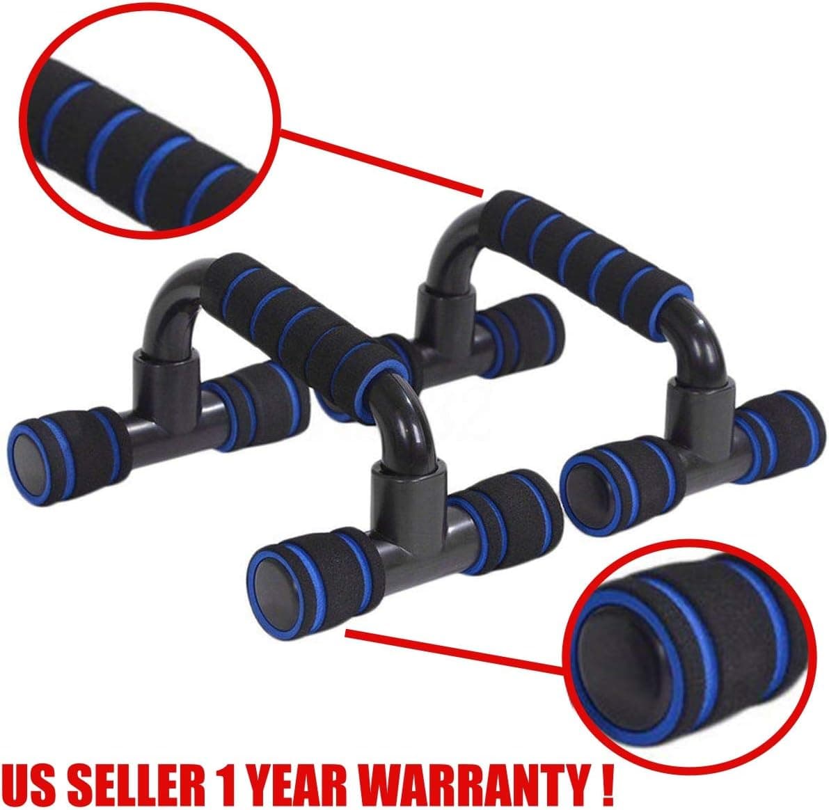 BigChest Perfect Push Up Bars Inclined - Pushup Stands Handles Fitness Equipment for Push-Up Exercise Home Workout Push Up Bars Stand Handle Fat Burning & Full Body Training for Chest & Arms Tool