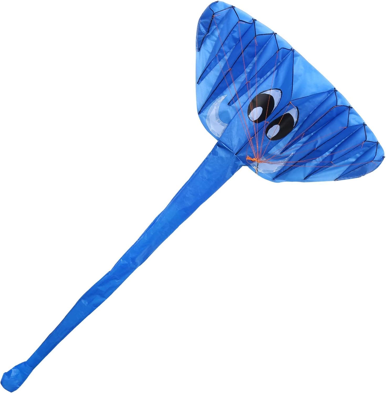IMAGE 3D Kite Large Blue Elephant Breeze Beach Kites with Huge Frameless Soft Parafoil Giant,Great for Outdoor Games and Activities and Great Gift for Kids